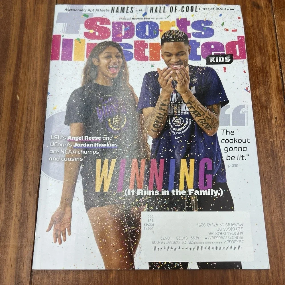 Angel Reese Rookie Card 2023 May June SI Sports Illustrated For Kids Magazine